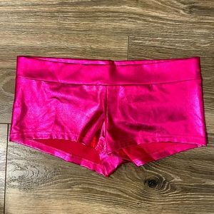 Metallic pink hot shorts